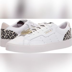 Adidas Women's Shoes - Cloud White / Brown Leopard / Gold